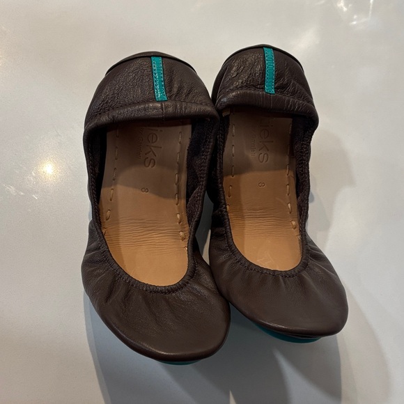 TIEKS By Gavreli BALLET FLATS  NWTChocolate Brown Size 8 - Picture 4 of 11